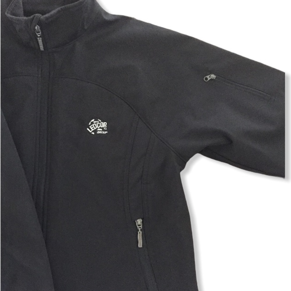 North End short black trench jacket